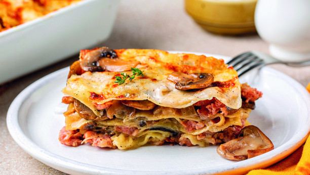 posne lazanje sa pečurkama