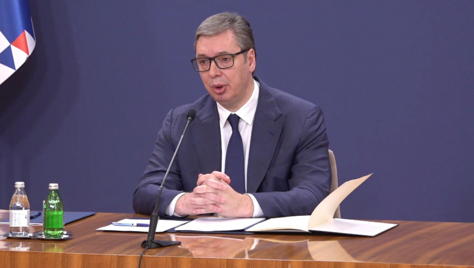 Obraćanja medijima predsednika Srbije Aleksandra Vučića