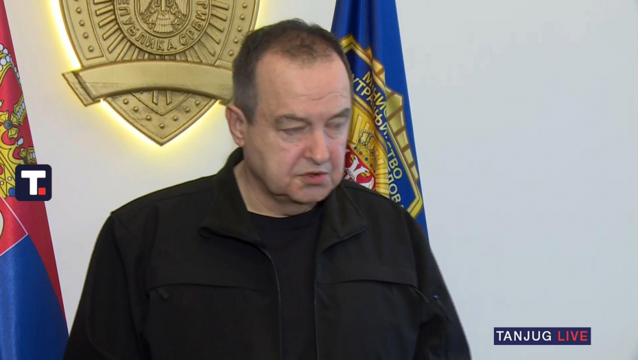 Obraćanje ministra unutrašnjih poslova Ivice Dačića