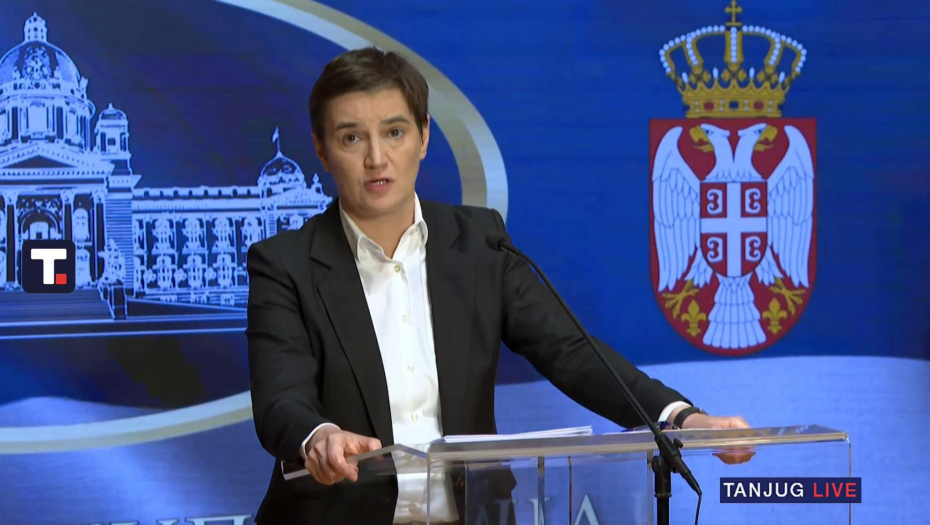 Konferencija za novinare predsednice Skupštine Ane Brnabić