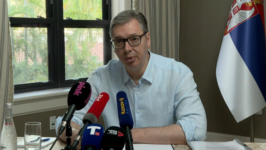 Predsednik Vučić se obraća iz Vašingtona