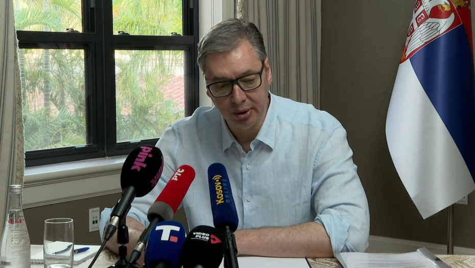 Predsednik Vučić se obraća iz Vašingtona