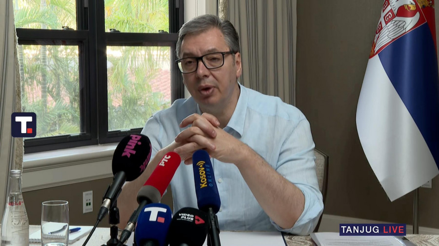 Predsednik Vučić se obraća iz Vašingtona