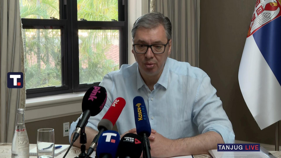 Predsednik Vučić se obraća iz Vašingtona