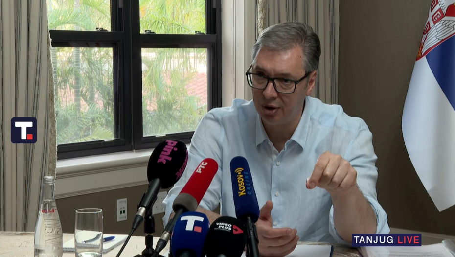 Predsednik Vučić se obraća iz Vašingtona