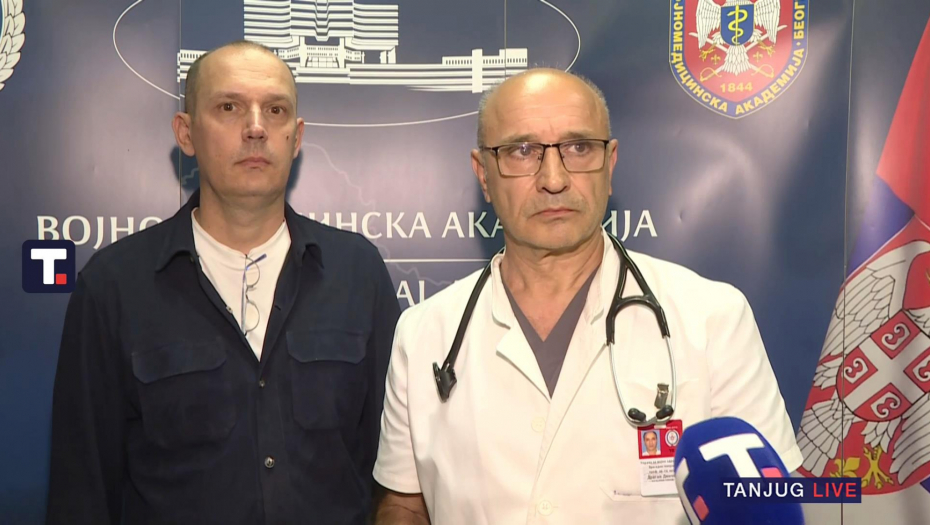 Ministar Lončar i dr Dinčić se obraćaju sa VMA