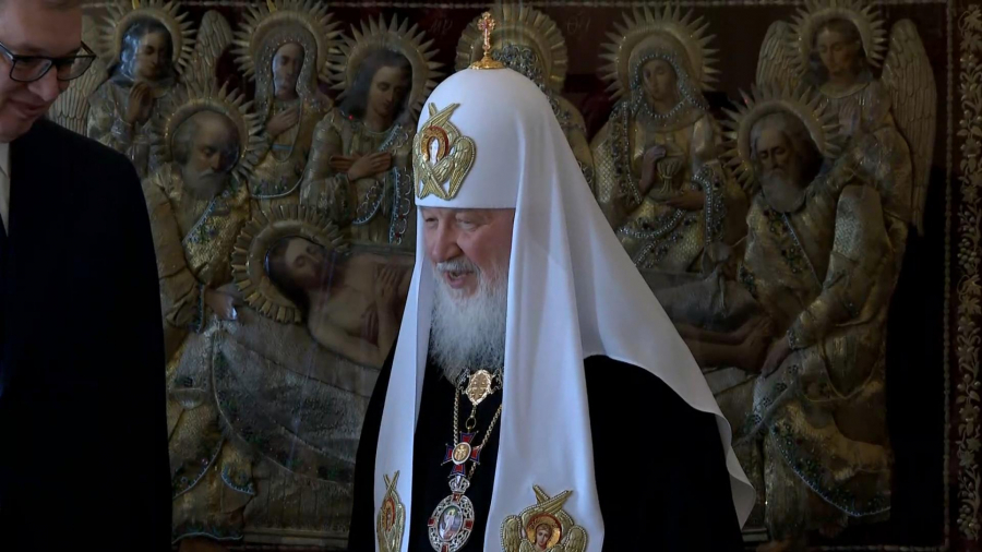 Ceremonija dodele ordena patrijarhu moskovskom i cele Rusije Kirilu