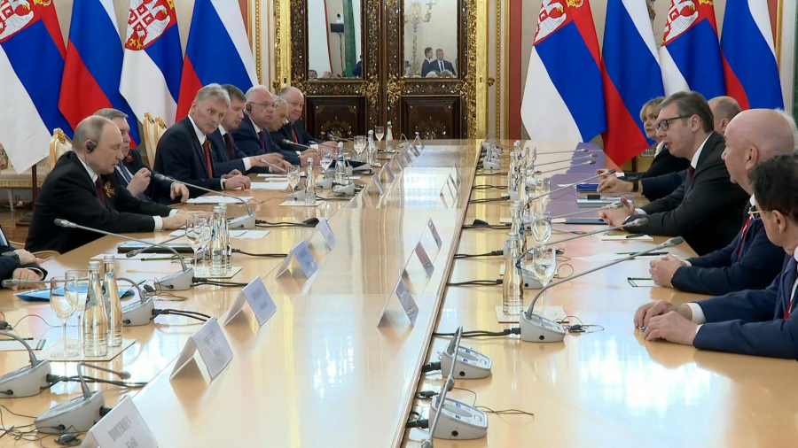 Aleksandar Vučić i Vladimir Putin