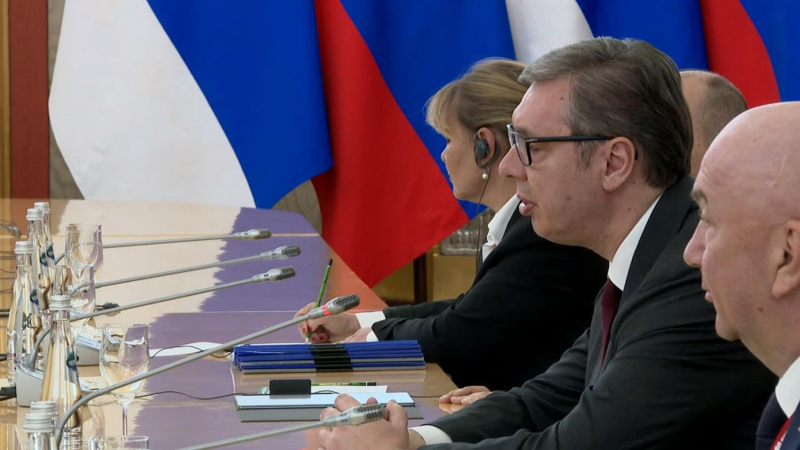 Aleksandar Vučić i Vladimir Putin