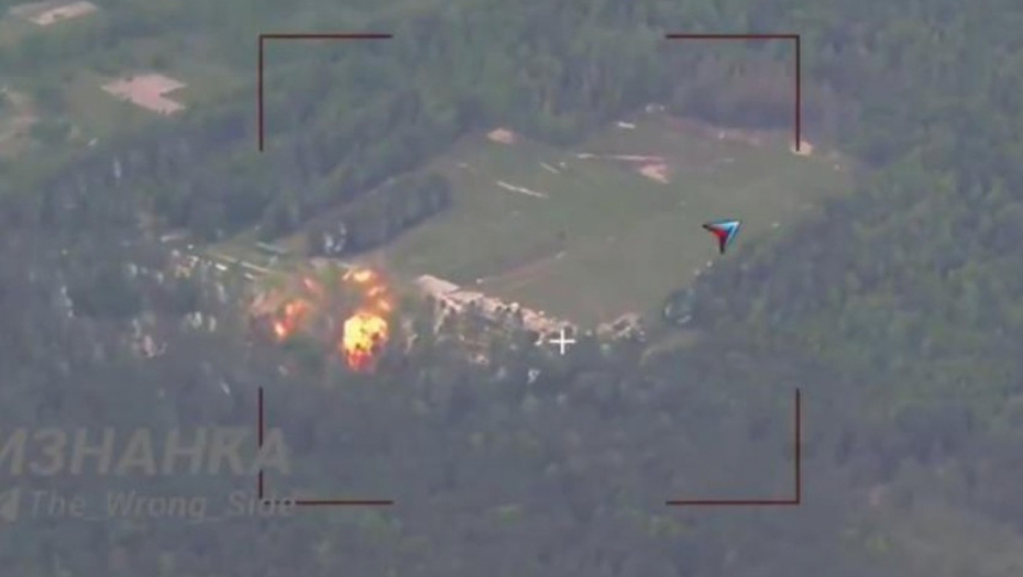 Napad ruske vojske na ukrajinski kamp