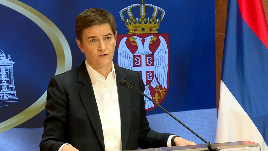 Obraćanje medijima predsednice NSRS Ane Brnabic