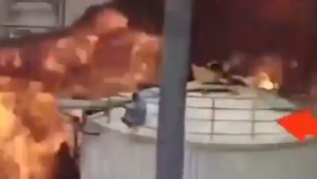 Šokantan trenutak zabeležen je kamerama