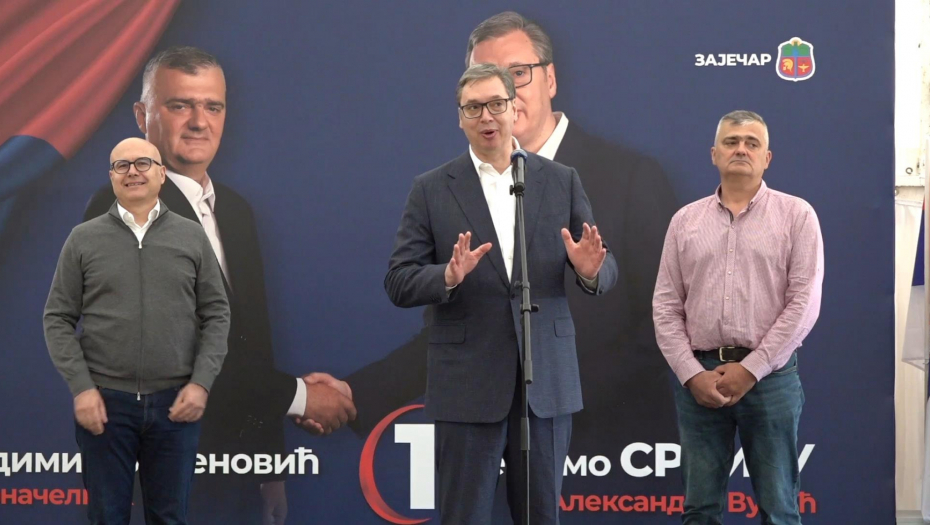 Predsednik Aleksandar Vučić u poseti Zaječaru