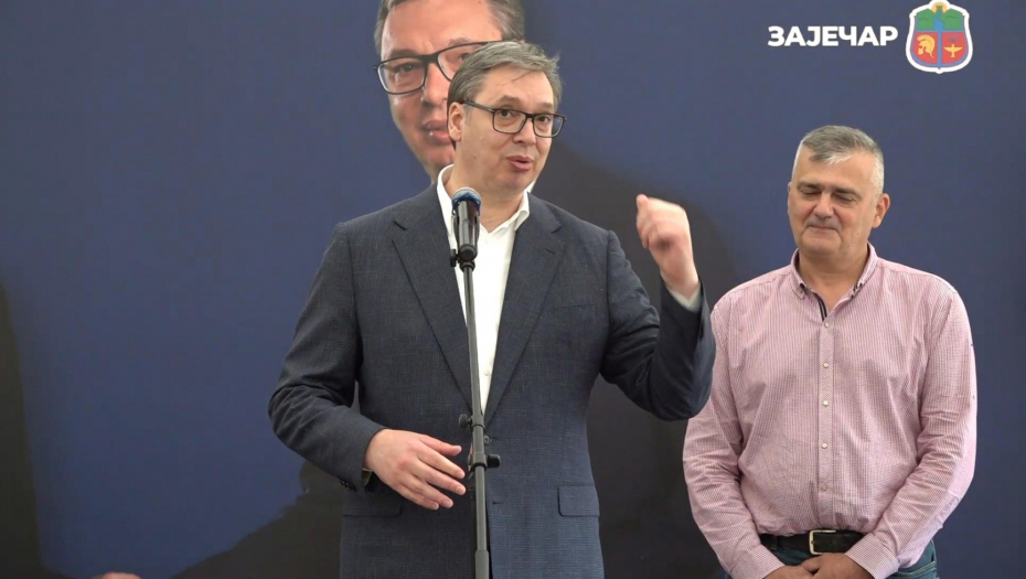 Predsednik Aleksandar Vučić u poseti Zaječaru