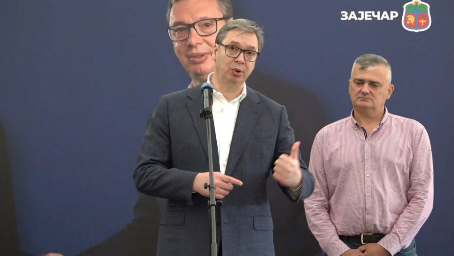 Predsednik Aleksandar Vučić u poseti Zaječaru