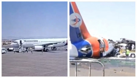 Stravičan napad na aerodrom u Sani