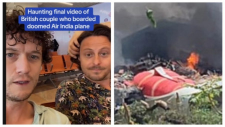 Britanski par, Džejmi i Fiongal, koji su se bavio holističkim zdravljem, poginuo je u tragičnoj avionskoj nesreći Air India neposredno nakon poletanja iz Ahmedabada ka Londonu.