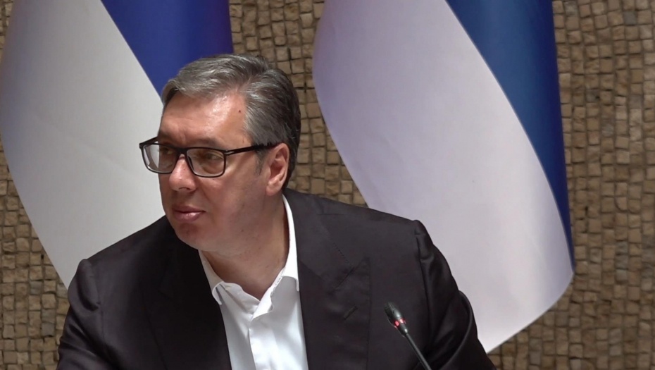 Predsednik Vučić na Međunarodnom forumu studenata "Sloboda i suverenost naroda u 21. veku"