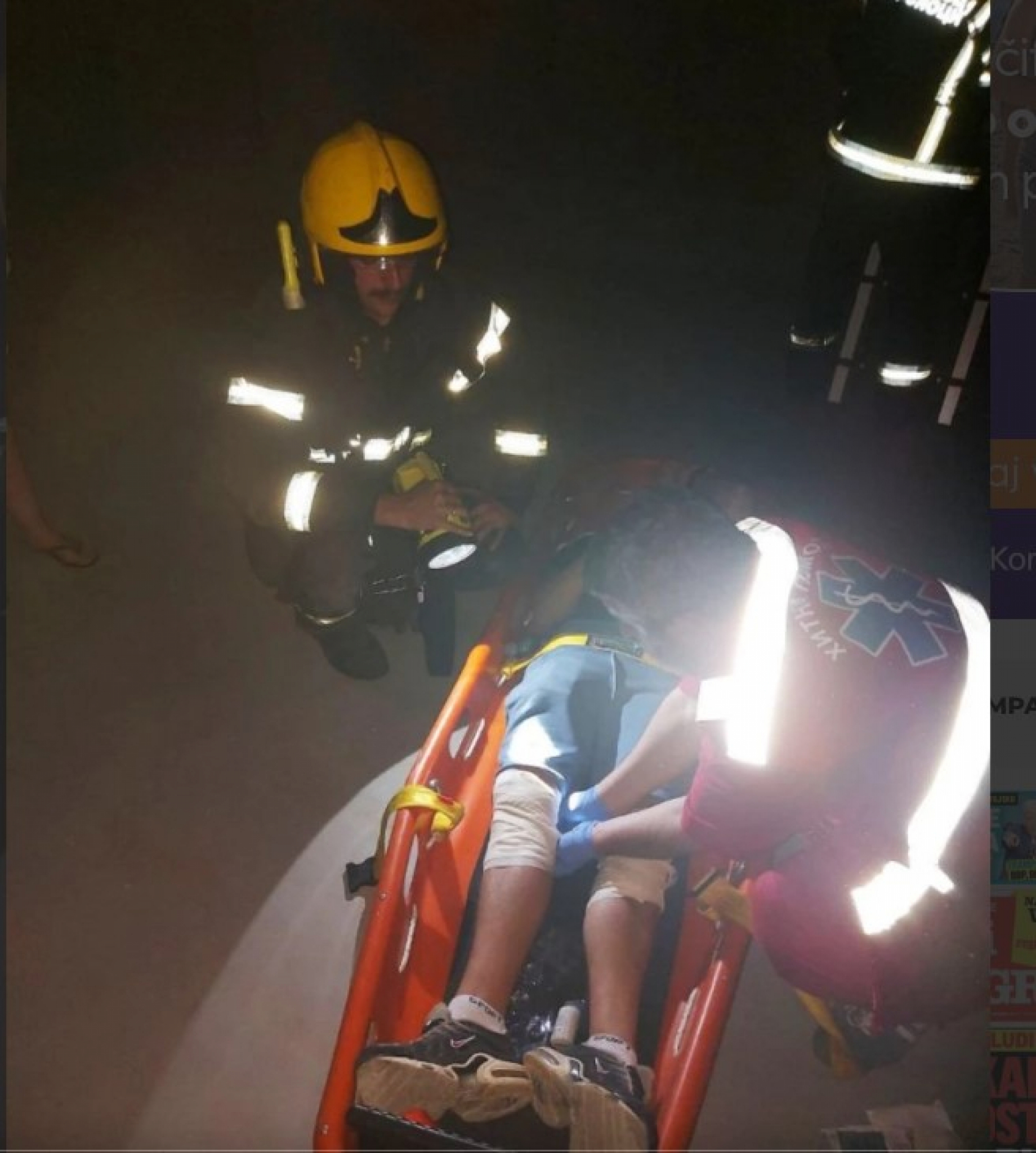 Dečak propao kroz svetlarnik