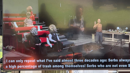 Dokle su spremni da idu u propagandi da se Srbi oblate, da se žigošu kao genocidni možemo videti  na današnjem festivalu "Krokodil"