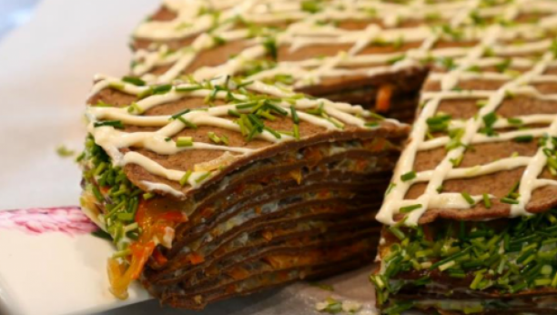 slana torta sa pilećom džigericom