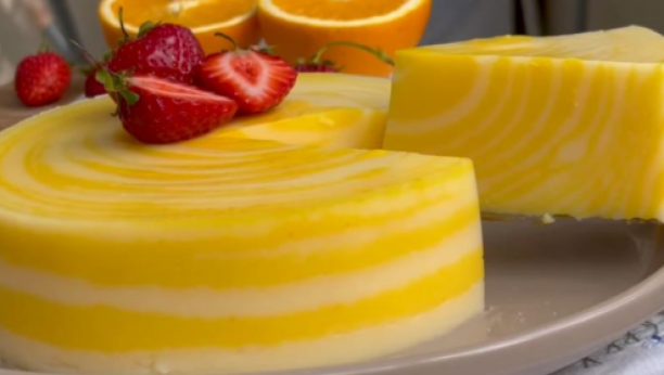 zebra torta sa pomorandžom