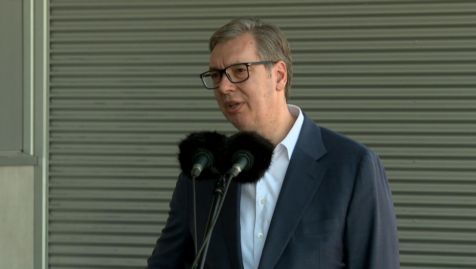 Predsednik Aleksandar Vučić na otvaranju fabrike kompanije PWO Group u Čačku