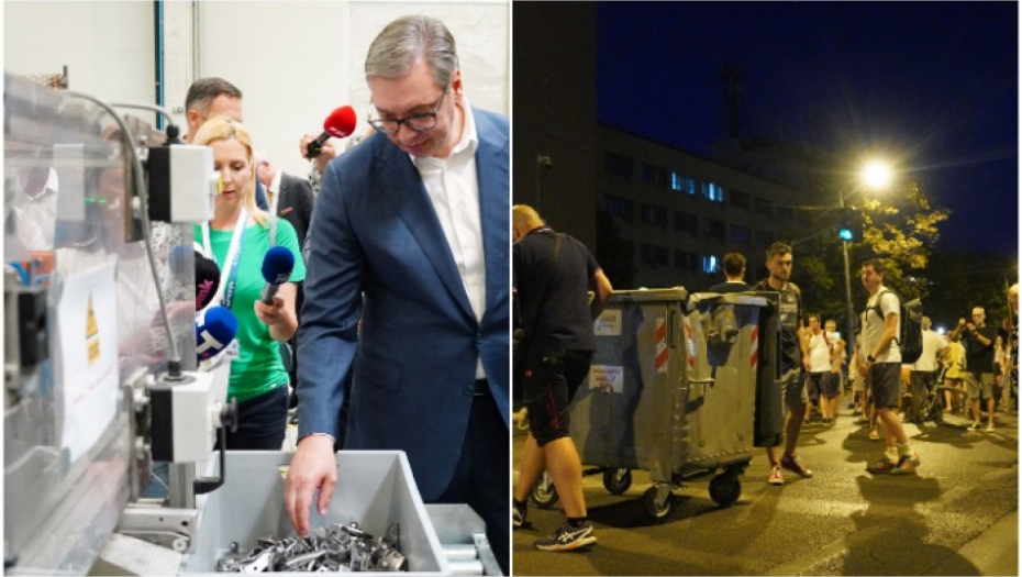 Aleksandar Vučić i blokaderi