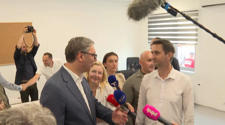 Predsednik Vučić na otvaranju auto-puta Miloš Veliki, deonica Preljina-Požega