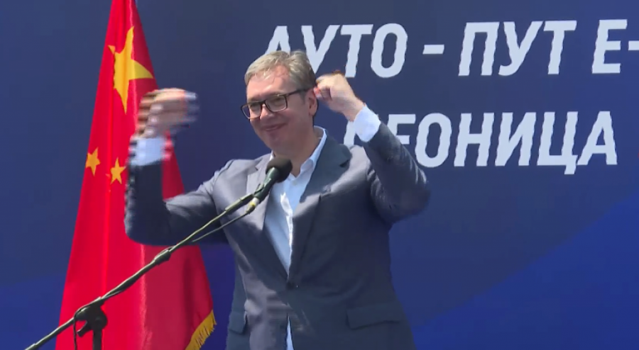 Predsednik Vučić na otvaranju auto-puta Miloš Veliki, deonica Preljina-Požega