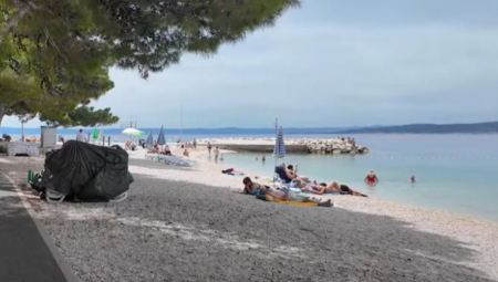 U ponedeljak se na plaži u Promajni, u opštini Baška Voda u Hrvatskoj, odvijala prava drama, kojoj su svedočili brojni turisti, piše bošnjački medij Fokus.