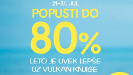 Od 21. do 31. jula – 100 knjiga za decu i 100 knjiga za odrasle iz svih žanrova po specijalnim letnjim cenama