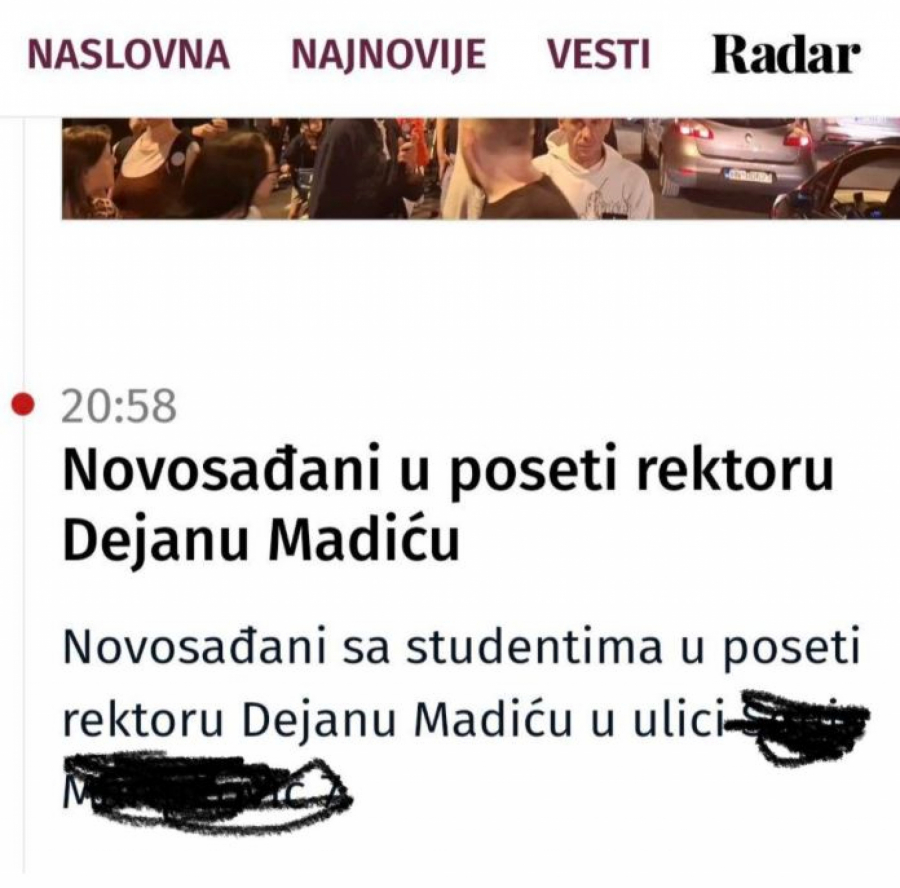 Nova S objavljuje adrese političkih neistomišljenika
