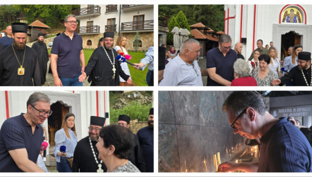 Predsednik Srbije Aleksandar Vučić je tokom posete  manastiru Tumane kod Golupca u braničevskoj eparhiji da je uvek sam srećan kad može da dođem do neke od naših svetinja i da je našem narodu je važan mir