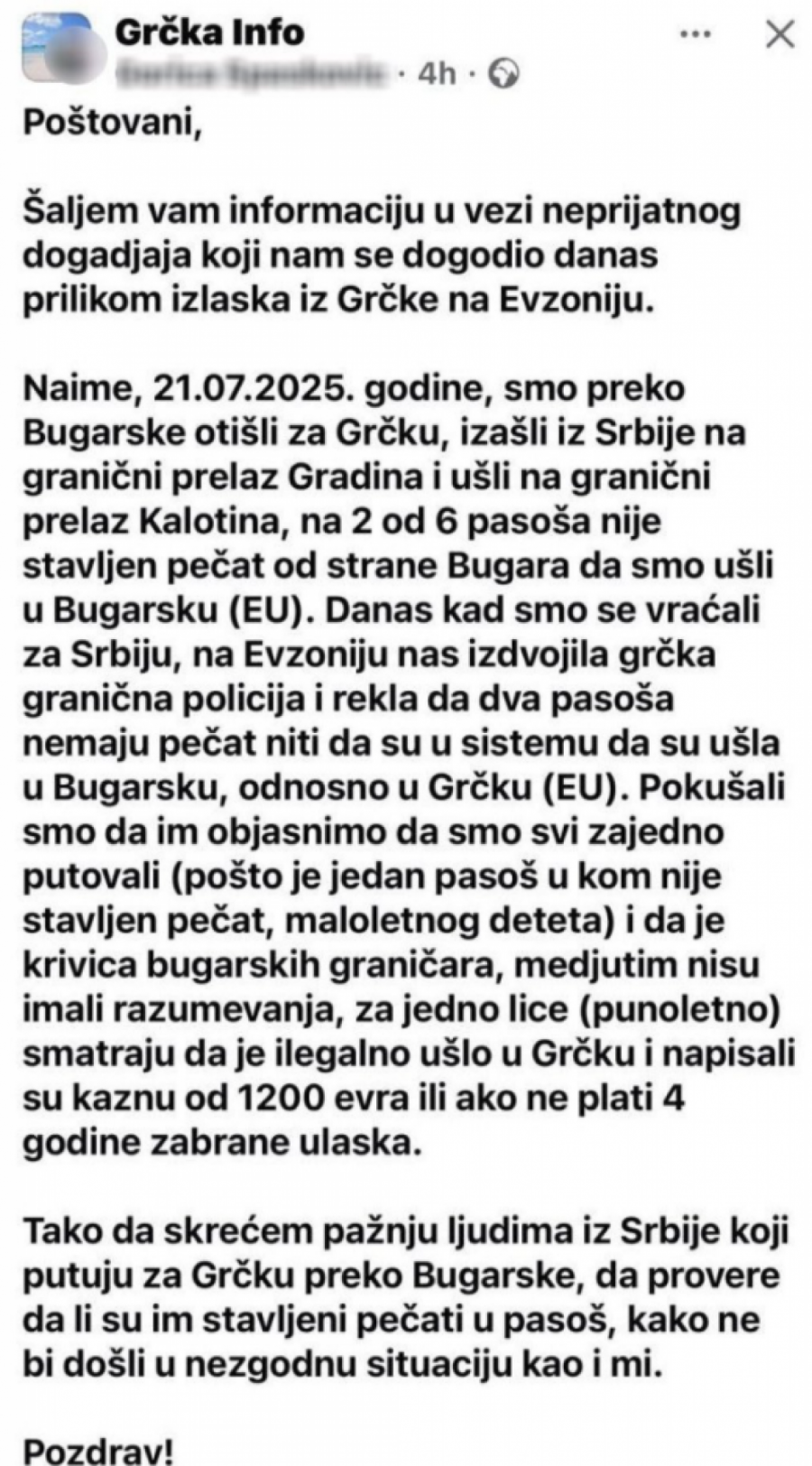 Grčka info