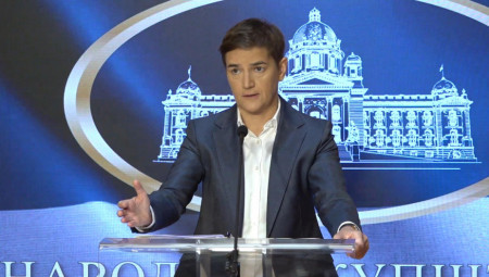 Ana Brnabić ostro kritizirala blokaderje v Srbiji