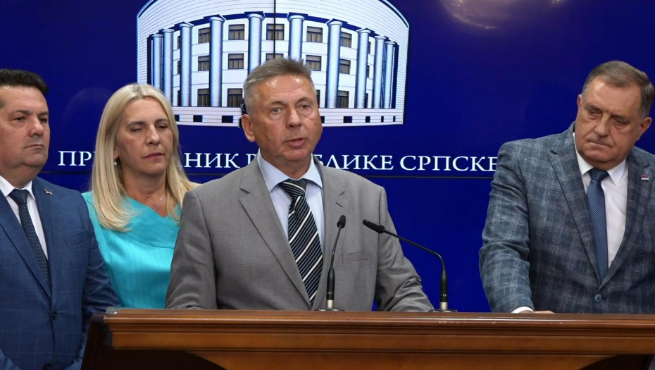 Konferencija za medije predsednika Republike Srpske Milorada Dodika