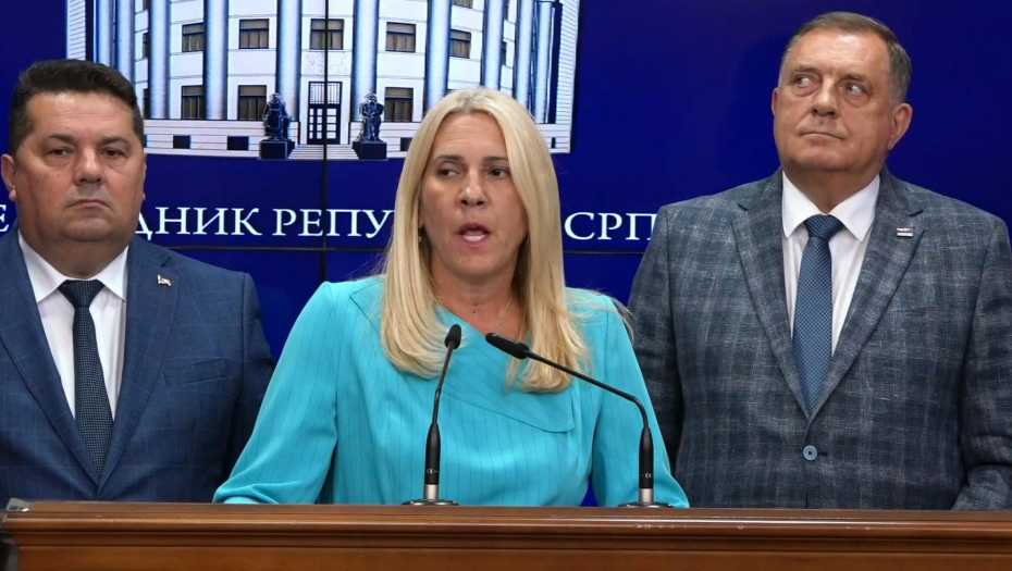 Konferencija za medije predsednika Republike Srpske Milorada Dodika