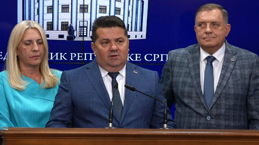 Konferencija za medije predsednika Republike Srpske Milorada Dodika