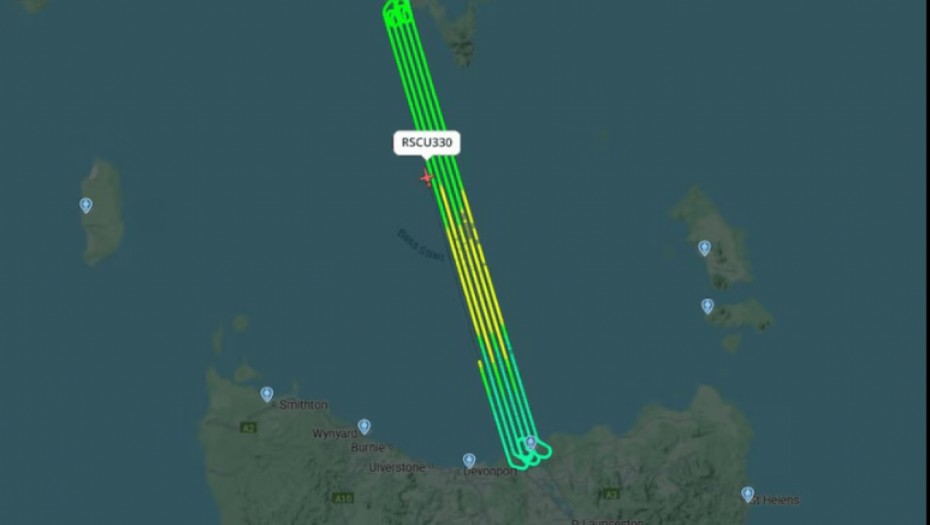 Foto: Printscreen/Australian Maritime Safety Authority