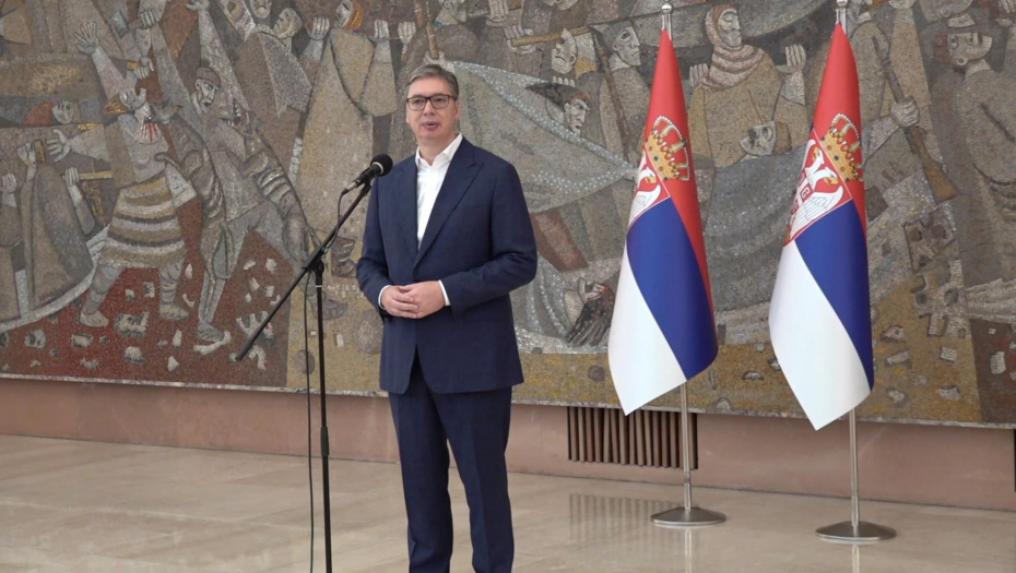 Prijem predsednika Vučića za decu učesnike kampa "Srbija te zove 2025"