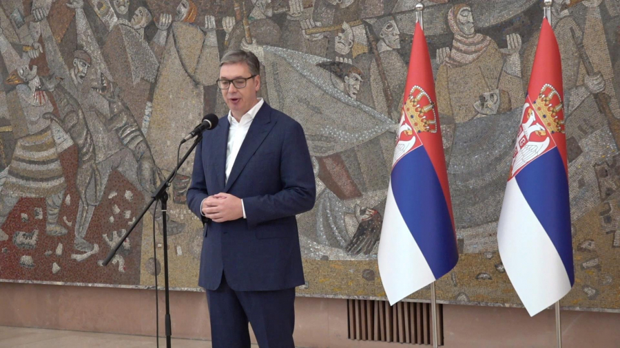 Prijem predsednika Vučića za decu učesnike kampa 