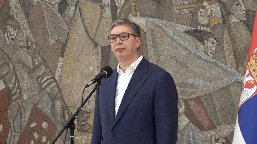 Prijem predsednika Vučića za decu učesnike kampa 