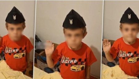 Jeziv snimak iz Hrvatske prikazuje dečaka od 5 godina koji, u ustaškoj kapi i sa podignutom rukom, viče „Za dom spremni“ dok ga deda ponosno uči. Ovaj poklič, simbol zločina NDH, i danas se prenosi na najmlađe.