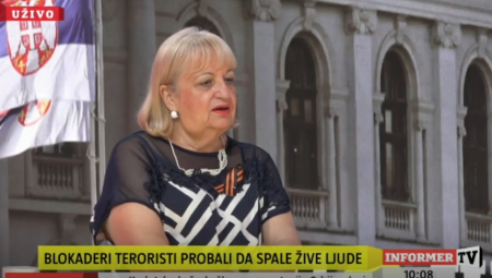 Izdajnici i plaćenici blokaderi rade za tuđe interese, kaže potpredsednik SRS Vjerica Radeta.