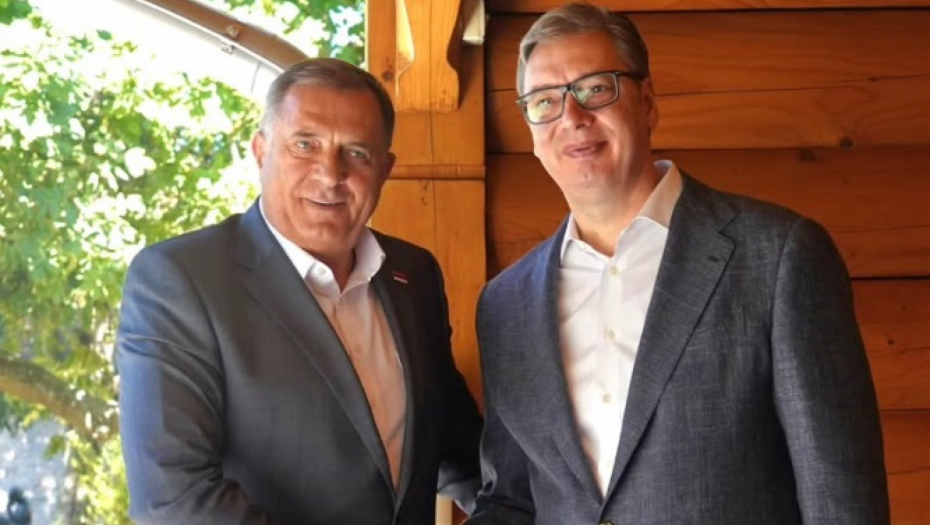 Aleksandar Vučić i Milorad Dodik