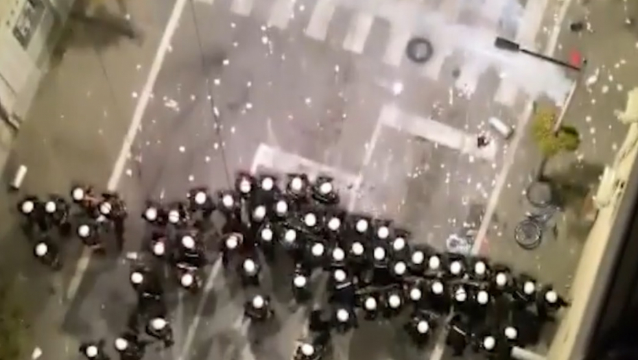 Napad na policiju u Valjevu