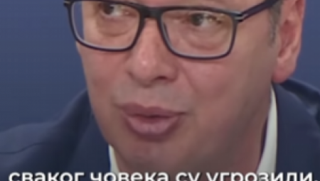 Predsednik Republike Srbije Aleksandar Vučić poslao je jaku poruku građanima