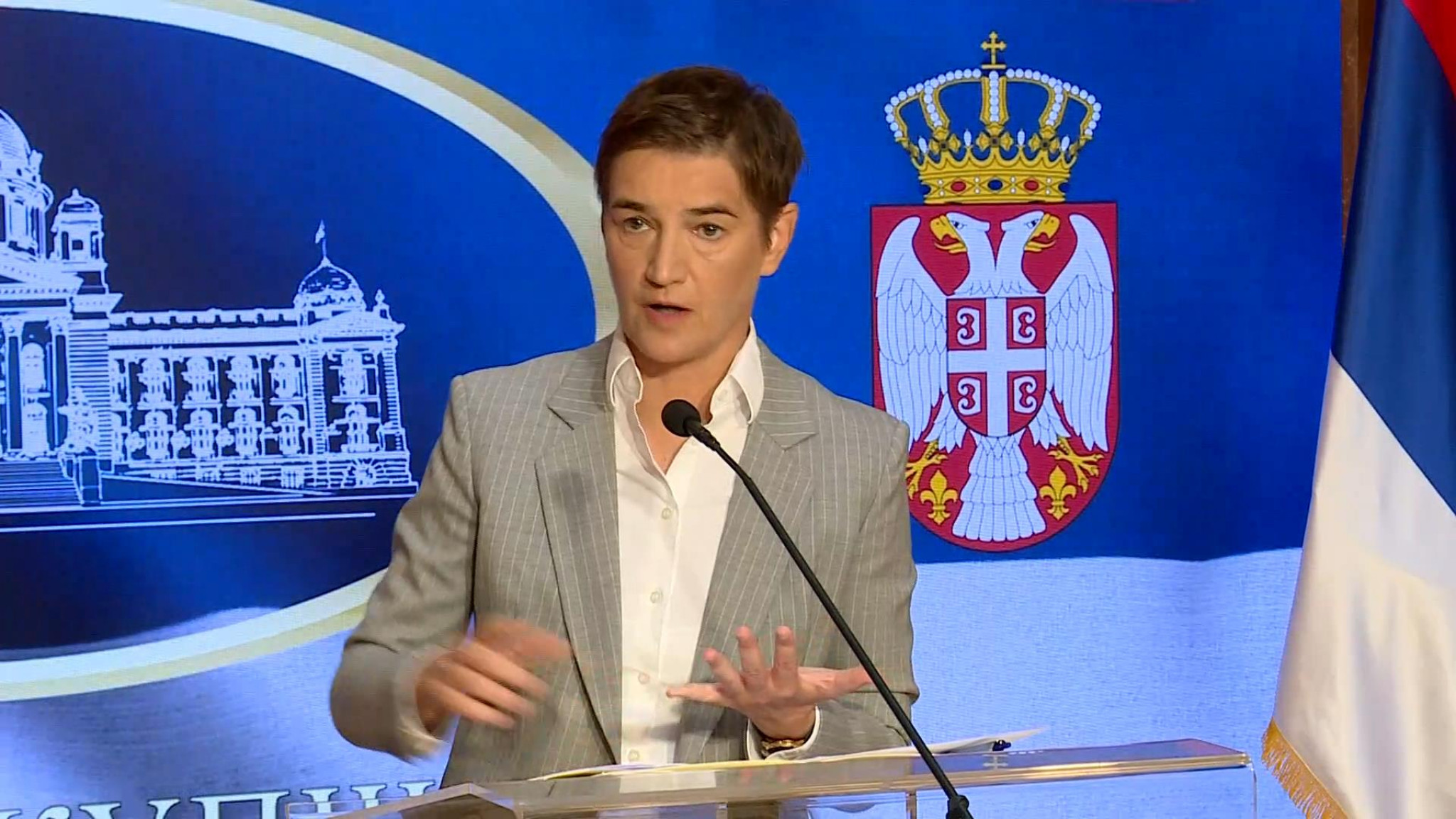 Konferencija za medije predsednice Skupštine Ane Brnabić