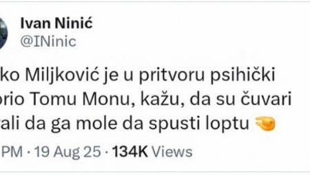Dok javnost još uvek ne može da zaboravi monstruozne zločine Belivukovog klana, advokat Ivan Ninić šokirao je sve objavom na društvenim mrežama